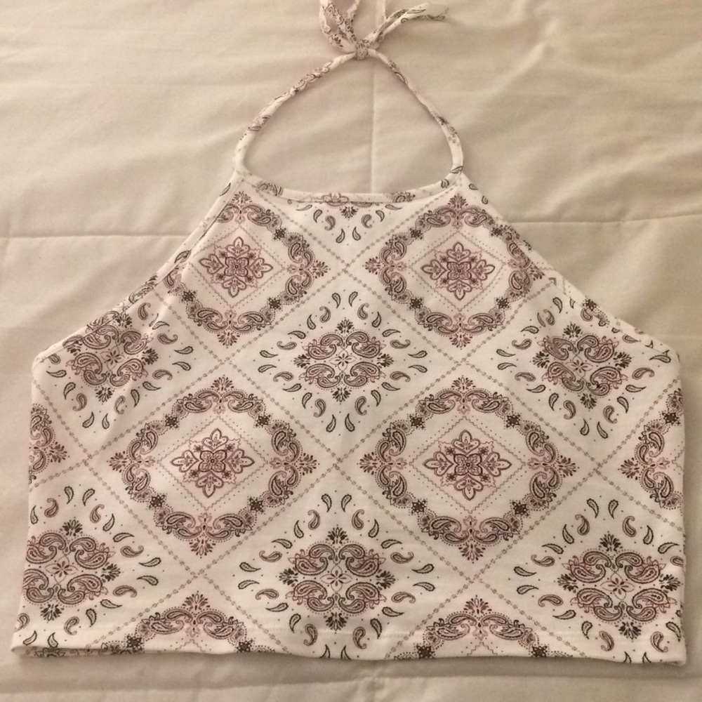 Halter crop top